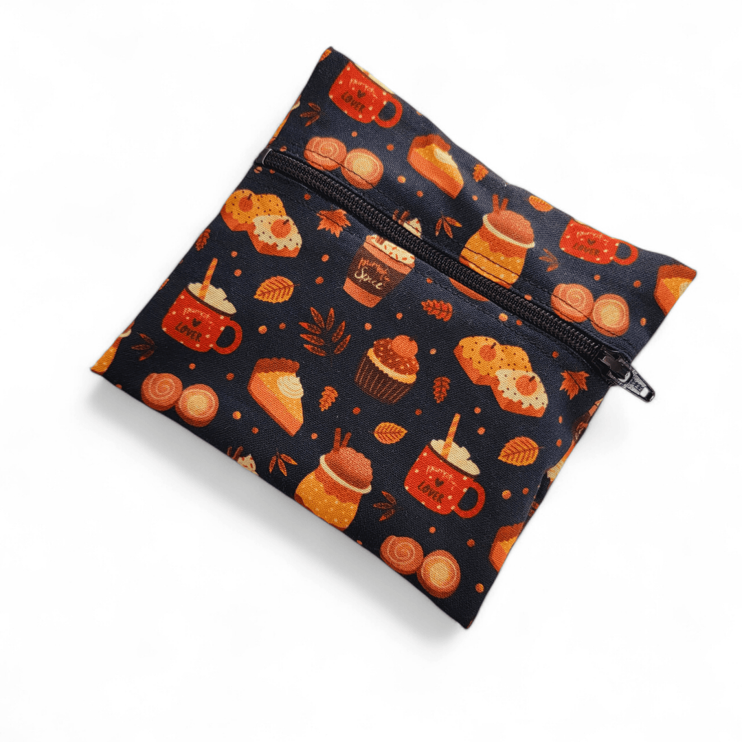 Funda para copa menstrual con cierre Pumpkin Spice