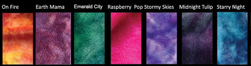 fabric choices colors in bamboo cloth pads