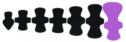 reusable cloth pad sizes