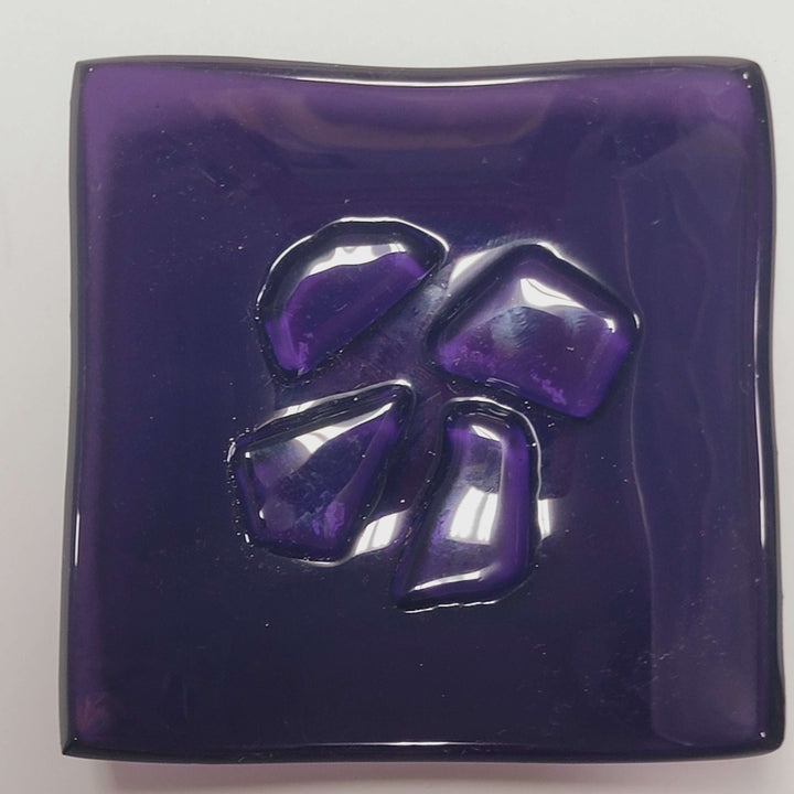 Bandeja de cristal para guardar copas menstruales Artisan