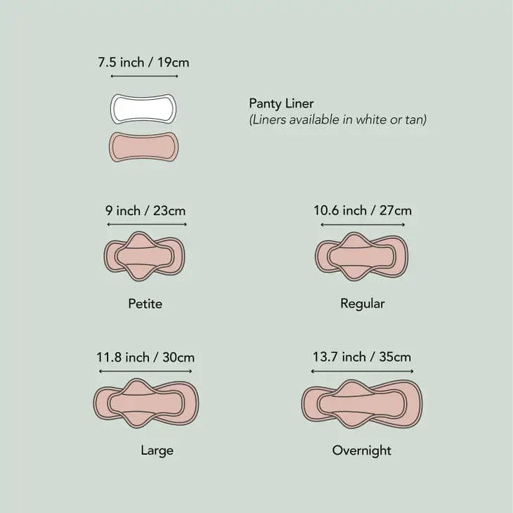 Imse Vimse Rael Organic Cotton Panty Liner 3-Pack