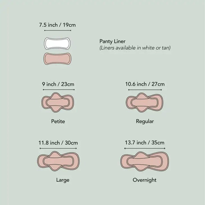 Imse Vimse Rael Organic Cotton Panty Liner 3-Pack