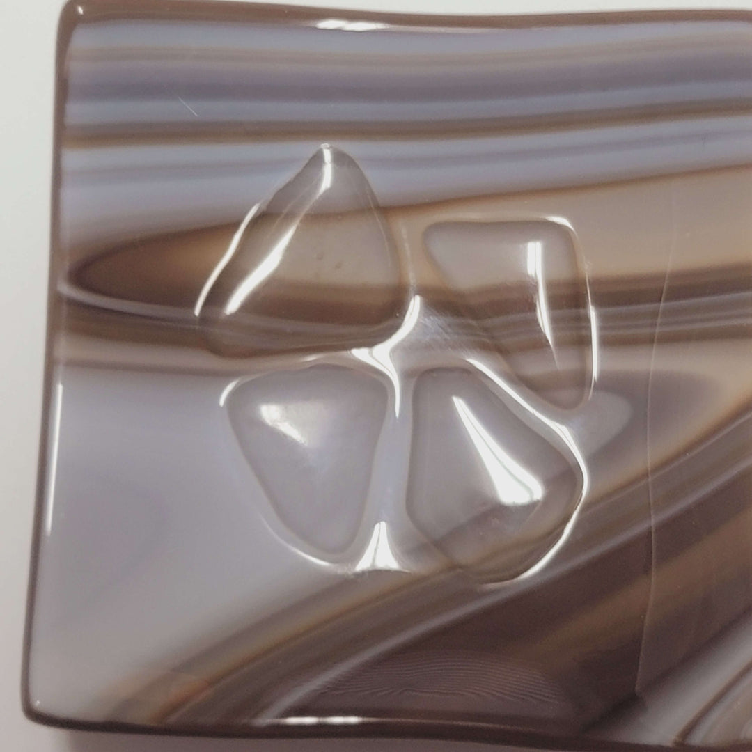 Bandeja de cristal para guardar copas menstruales Artisan