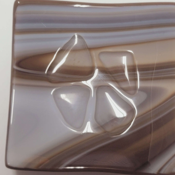 Bandeja de cristal para guardar copas menstruales Artisan