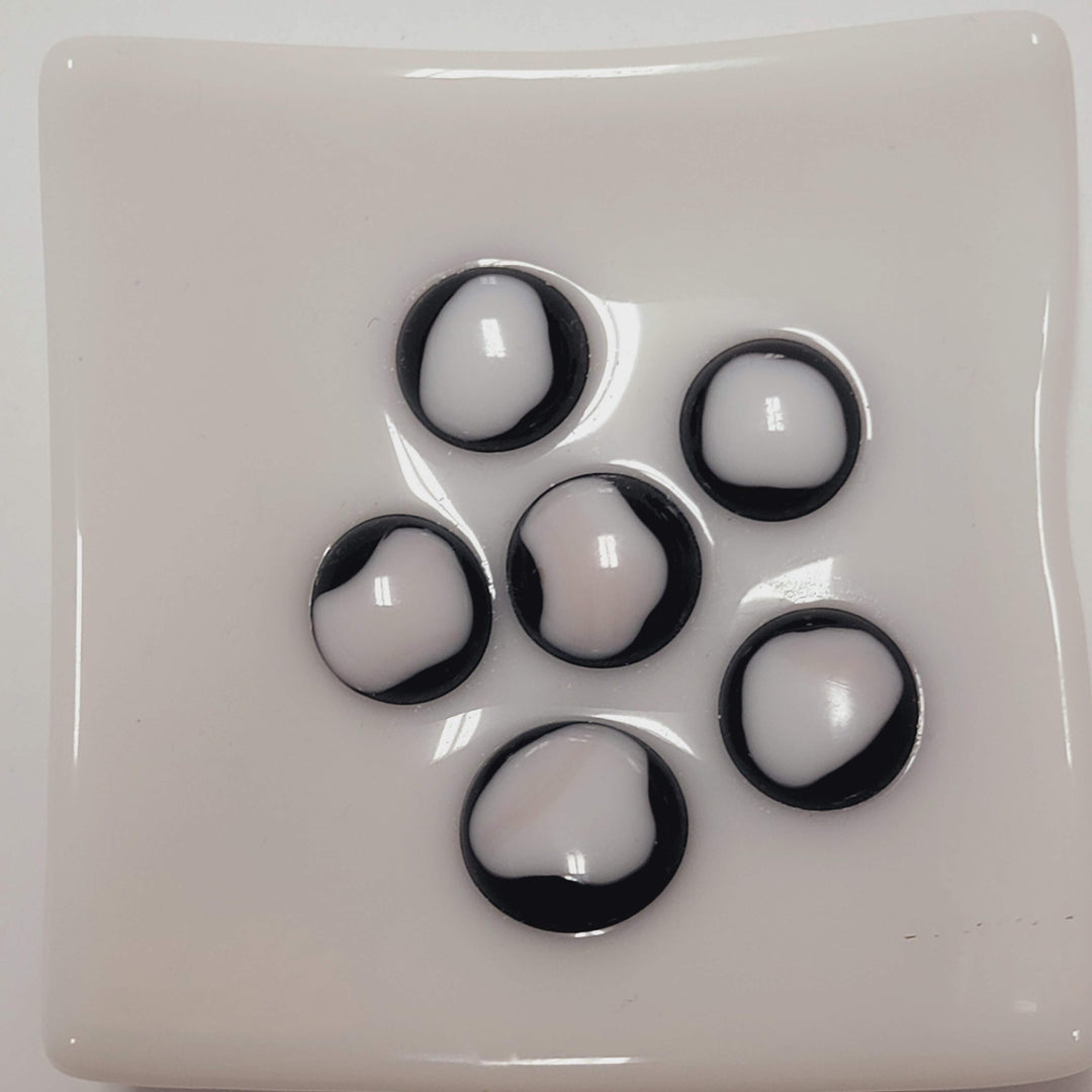 Bandeja de cristal para guardar copas menstruales Artisan