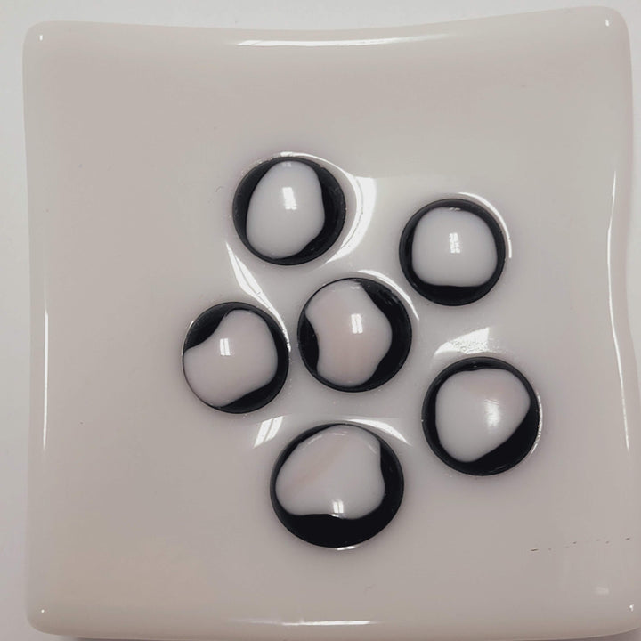 Bandeja de cristal para guardar copas menstruales Artisan