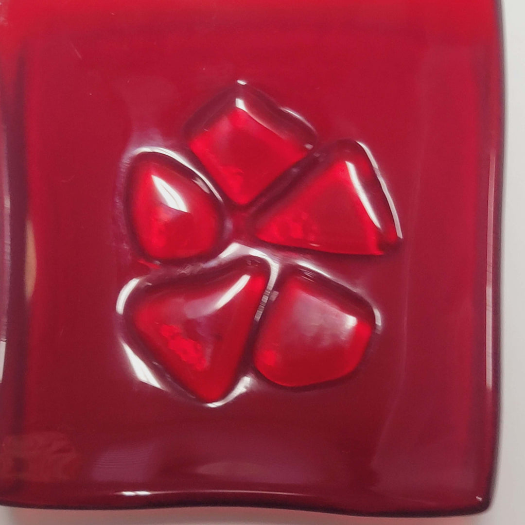 Bandeja de cristal para guardar copas menstruales Artisan
