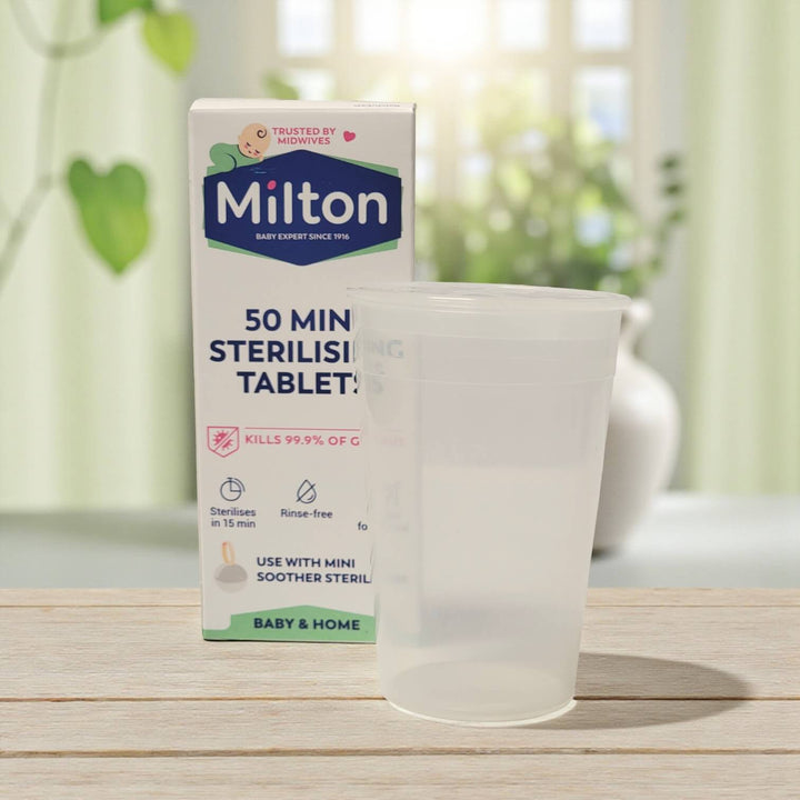 Menstrual Cup Disinfection Container & Milton Tabs