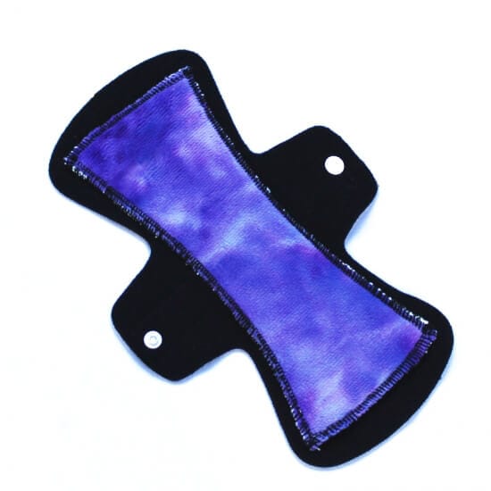 dominonpad minky cloth pad purple petite