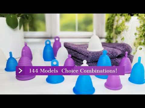 PURPLE Menstrual Cup Kit - Microwave Disinfection