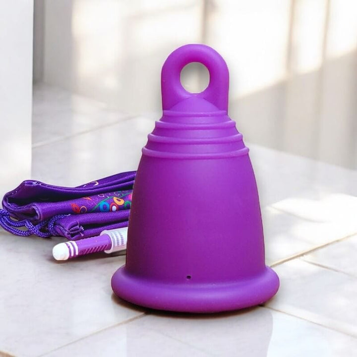 Heavy Flow MeLuna Menstrual Cup with Ring, Classic