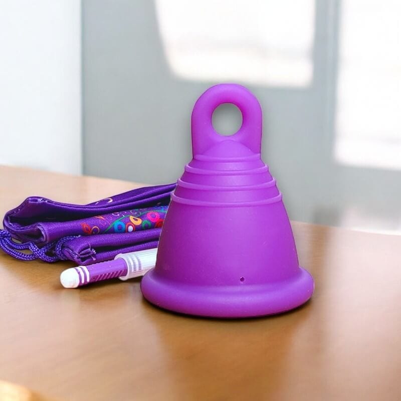 Low Cervix MeLuna Menstrual Cup (USA/FDA version) Ring, Shorty, SPORT