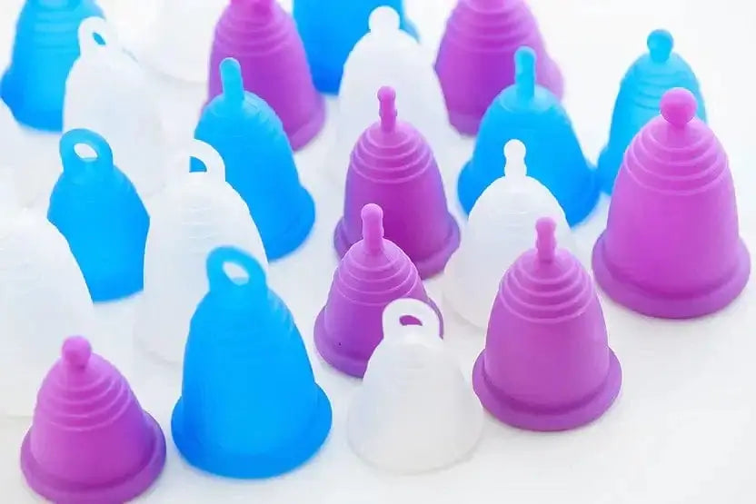 menstrual cup quiz results to show which period cup is best from meluna menstrual cup large variety with different colors and handle styles