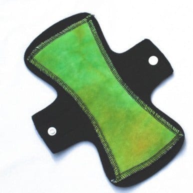 Domino Cloth Pads Petite Liner Bambú Teñido a Mano Colorways: Rosas (Frambuesa Pop)