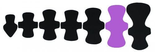 Almohadilla de tela Domino Pad en Heavy Long en KEEPDRY