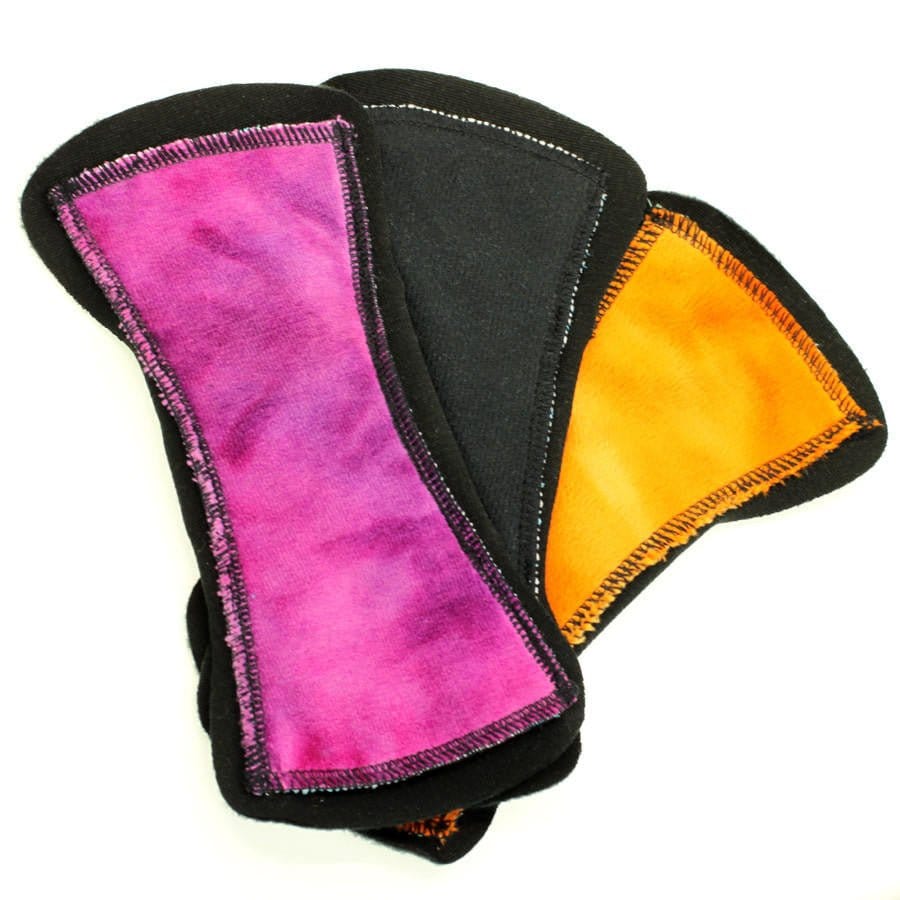 SALE Reusable Cloth Pads Domino Pads Petite Liner CHARLIE- 3-Pack Sampler Domino Pads