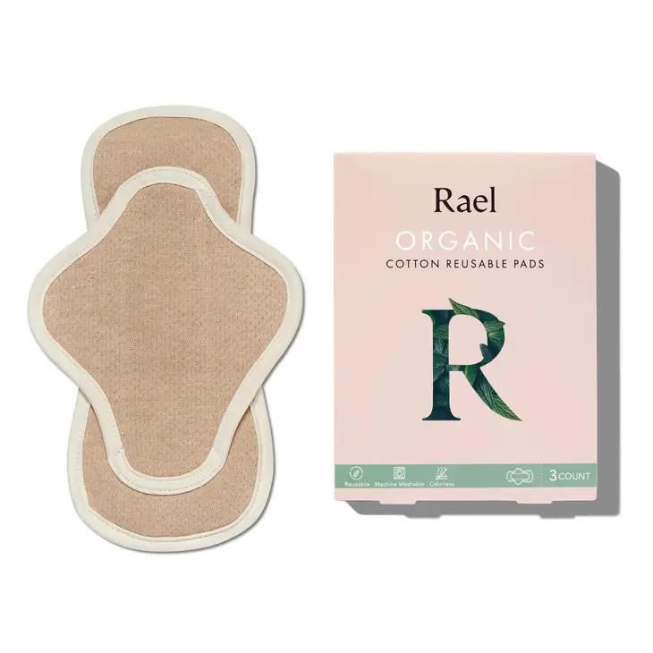 Rael Reusable Panty Liners Menstrual Organic Cotton Cover