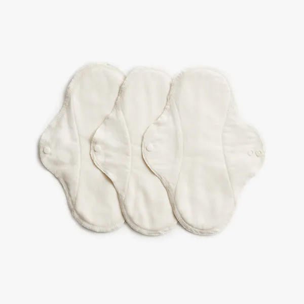  Imse Vimse REGULAR Pads 3-pack - Undyed/natural Cotton 