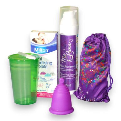 Basic Beginner Menstrual Cup Kit - SO CHILL (cold) - LOW CERVIX