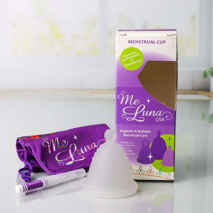 MeLuna Low Cervix Menstrual Cup | Shorty | Sport | Ball Handle