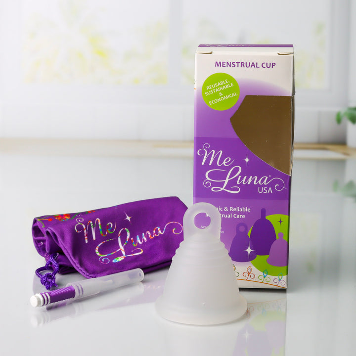 MeLuna Low Cervix Menstrual Cup | Shorty | Classic | Ring Handle