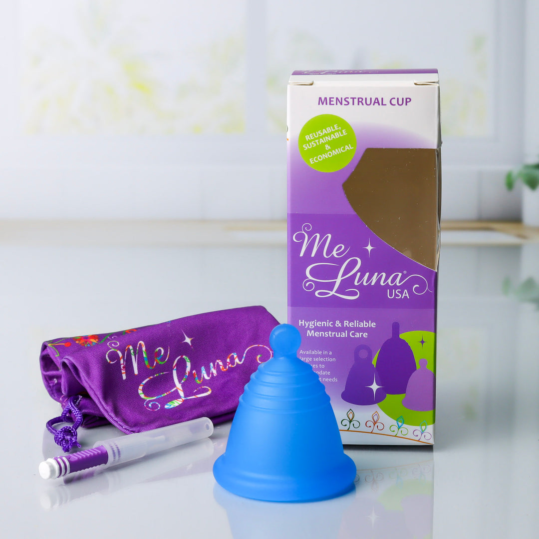 MeLuna Low Cervix Menstrual Cup | Shorty | Sport | Ball Handle
