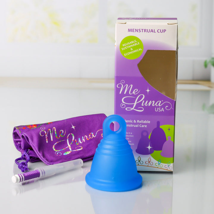 MeLuna Low Cervix Menstrual Cup | Shorty | Classic | Ring Handle