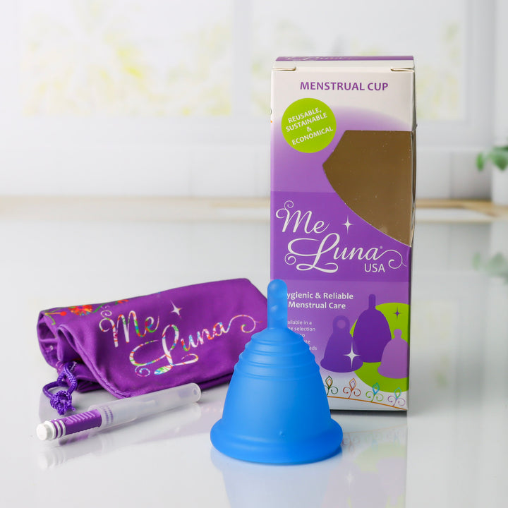 MeLuna Low Cervix Menstrual Cup | Shorty | Sport | Stem Handle