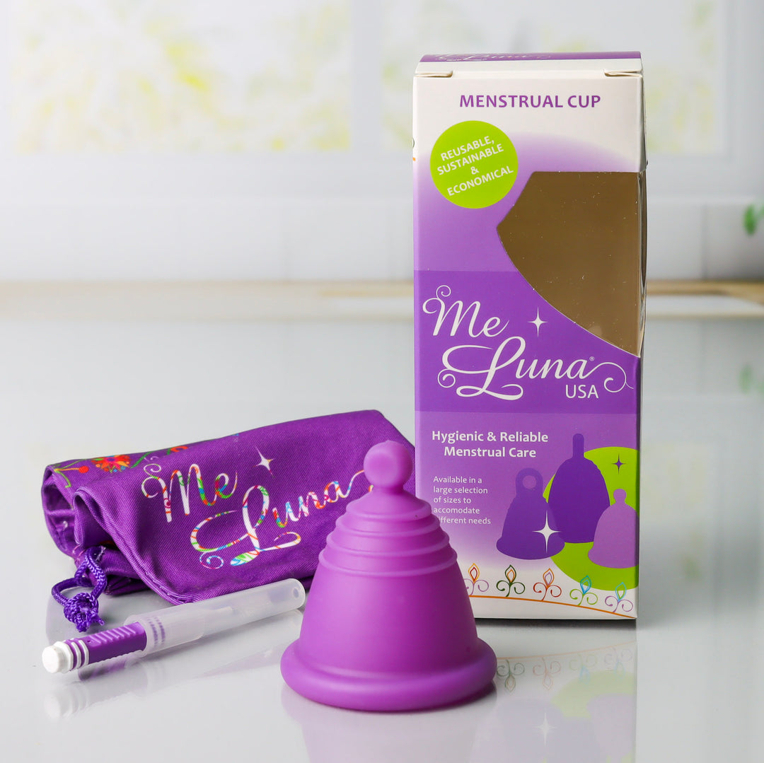 MeLuna Low Cervix Menstrual Cup | Shorty | Sport | Ball Handle
