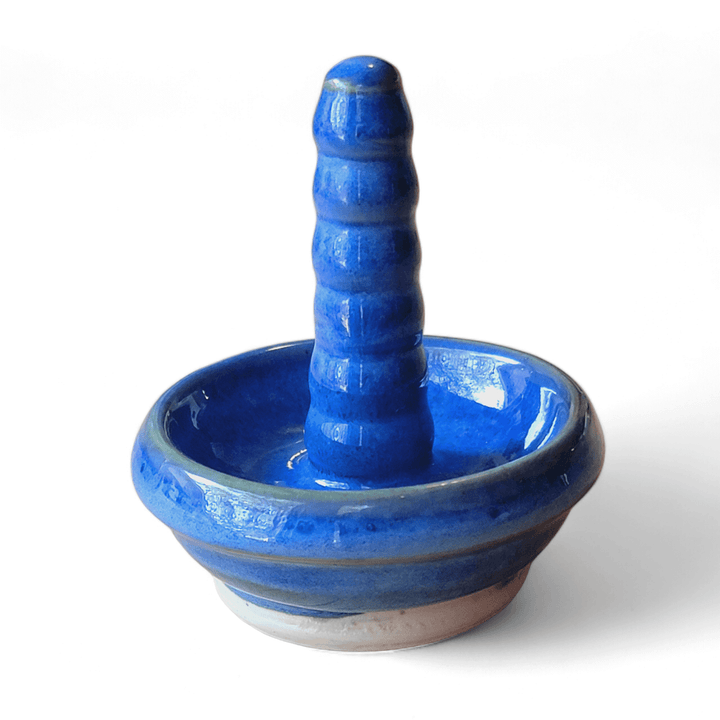 Soporte para copa menstrual de cerámica artesanal