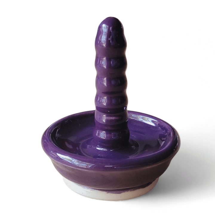 Soporte para copa menstrual de cerámica artesanal