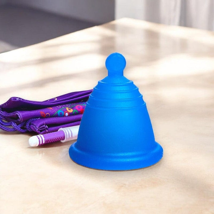 Low Cervix MeLuna Menstrual Cup (USA/FDA version), Ball Handle, Shorty, SPORT