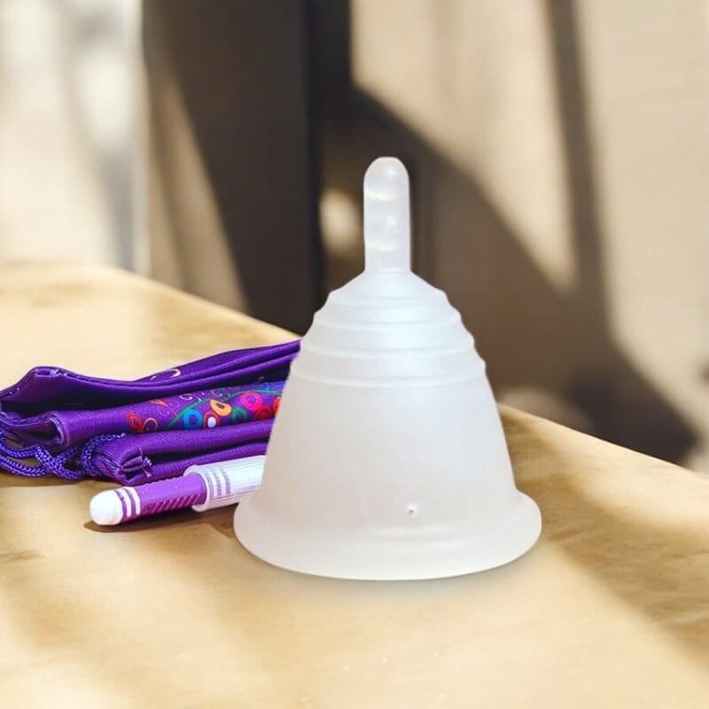 Low Cervix MeLuna Menstrual Cup (USA/FDA version) Stem,  Shorty, Classic