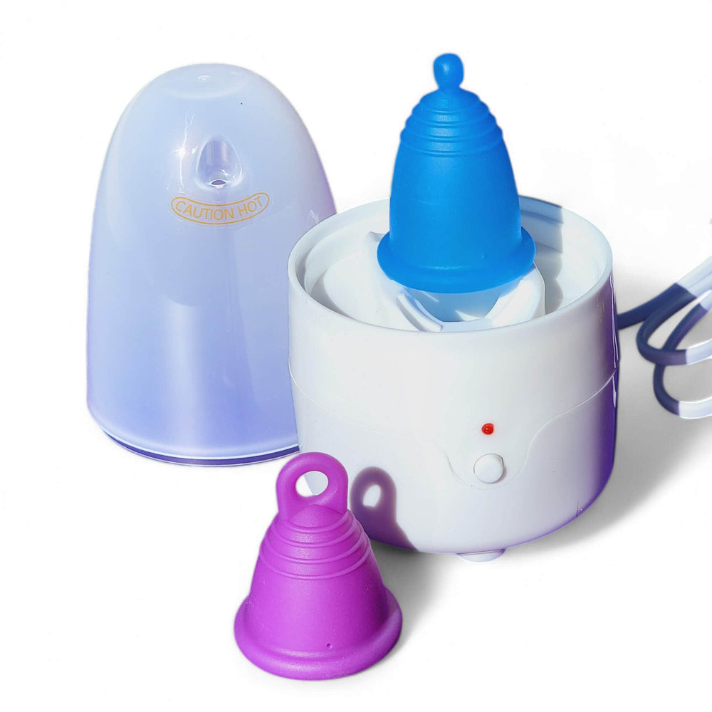 Dispositivo de desinfección por vapor para copas menstruales