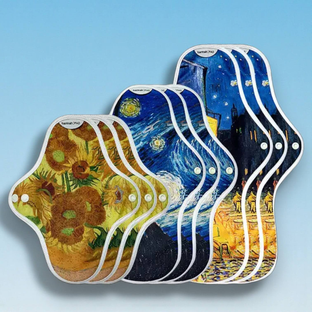 Artist Inspired Cloth Pad Set by the brand Hannah