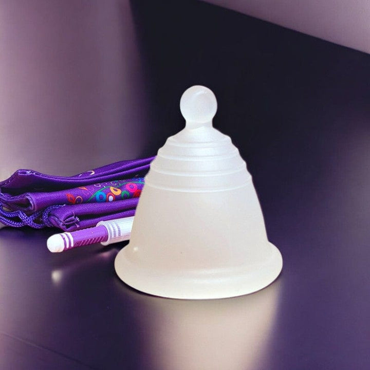 Low Cervix MeLuna Menstrual Cup (USA/FDA version), Ball Handle, Shorty, SPORT