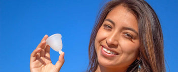 Desktop menstrual cup shorty clear - MeLuna