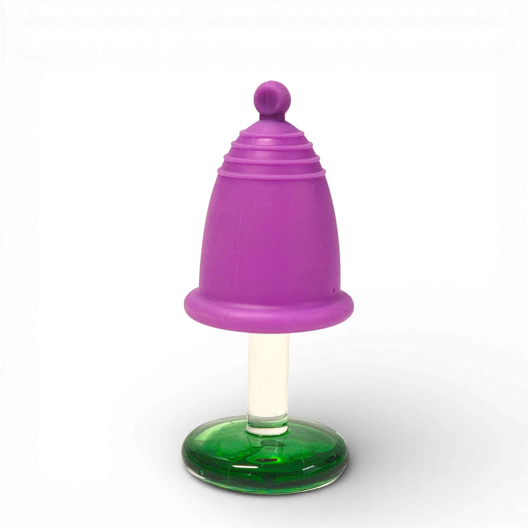 Glass Menstrual Cup Stand