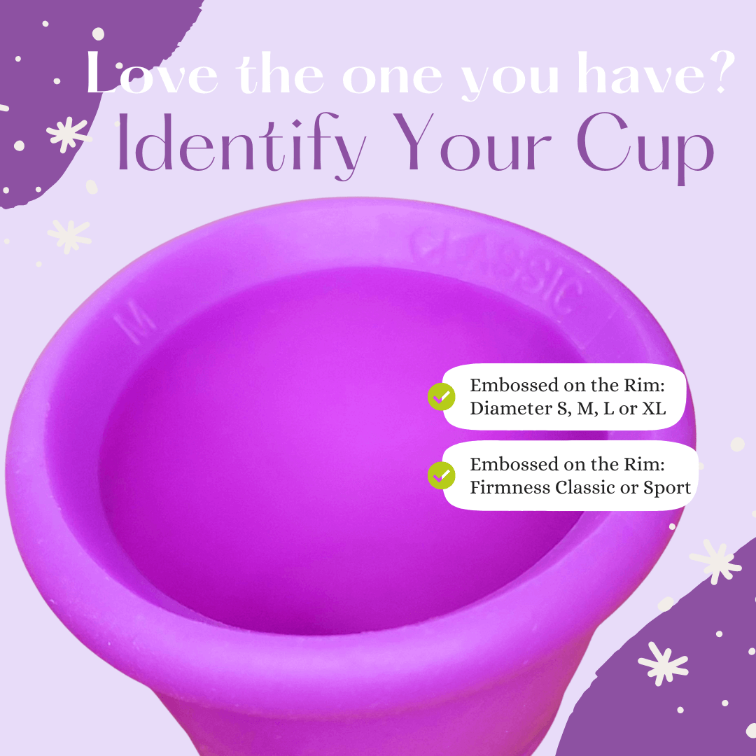 MeLuna Menstrual Cup (USA/FDA version) Ball Handle, Classic