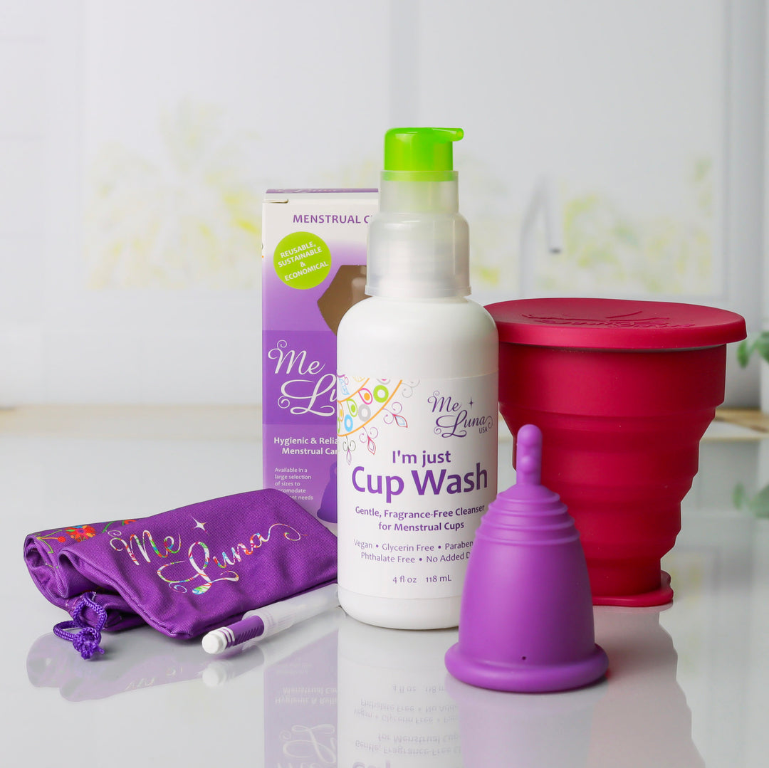 Teen Menstrual Cup Kit | Microwave Sanitizer