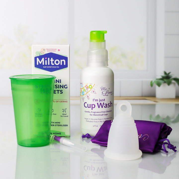 Menstrual Cup Beginner Kit | Milton Tabs