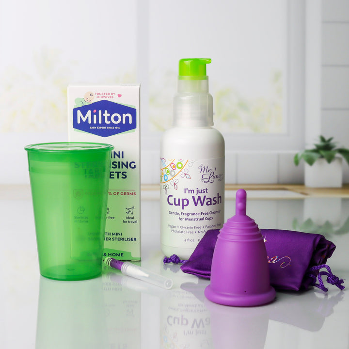 Menstrual Cup Beginner Kit | Milton Tabs