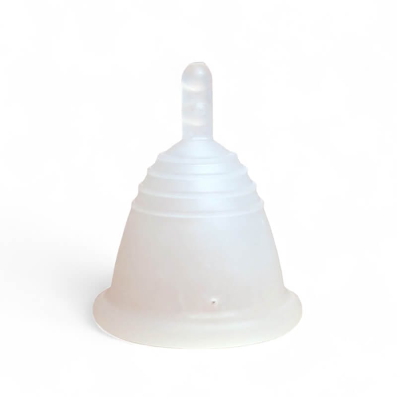 Meluna menstrual cup shorty low cervix cup clear stem