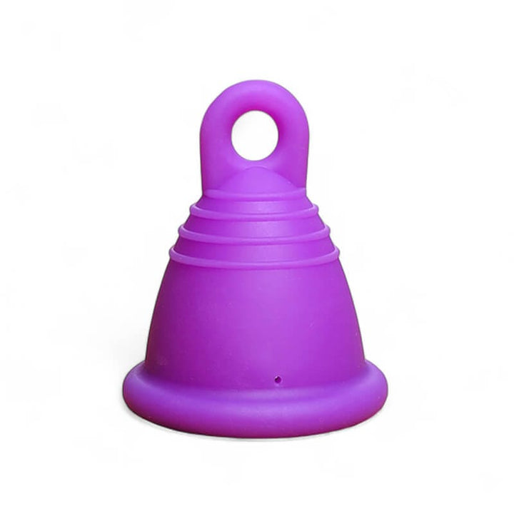 Meluna menstrual cup shorty low cervix purple ring