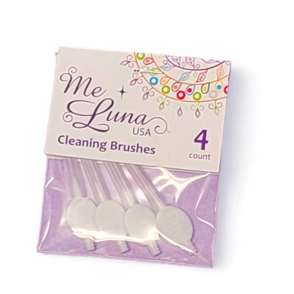 Cepillo de limpieza de copa menstrual para orificios de aire (paquete de 4) 