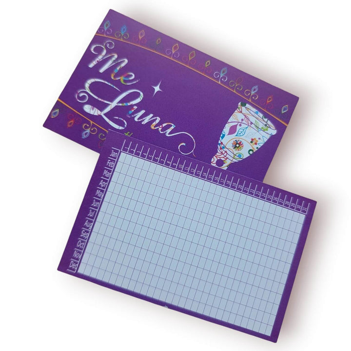 Wallet-Size Period Tracker Card 365 Days