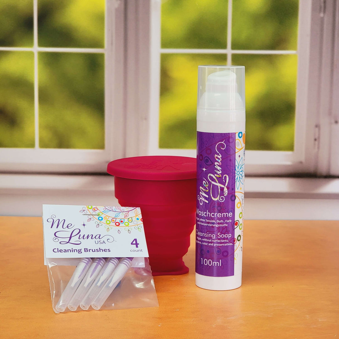 Kit esencial de limpieza de copas menstruales