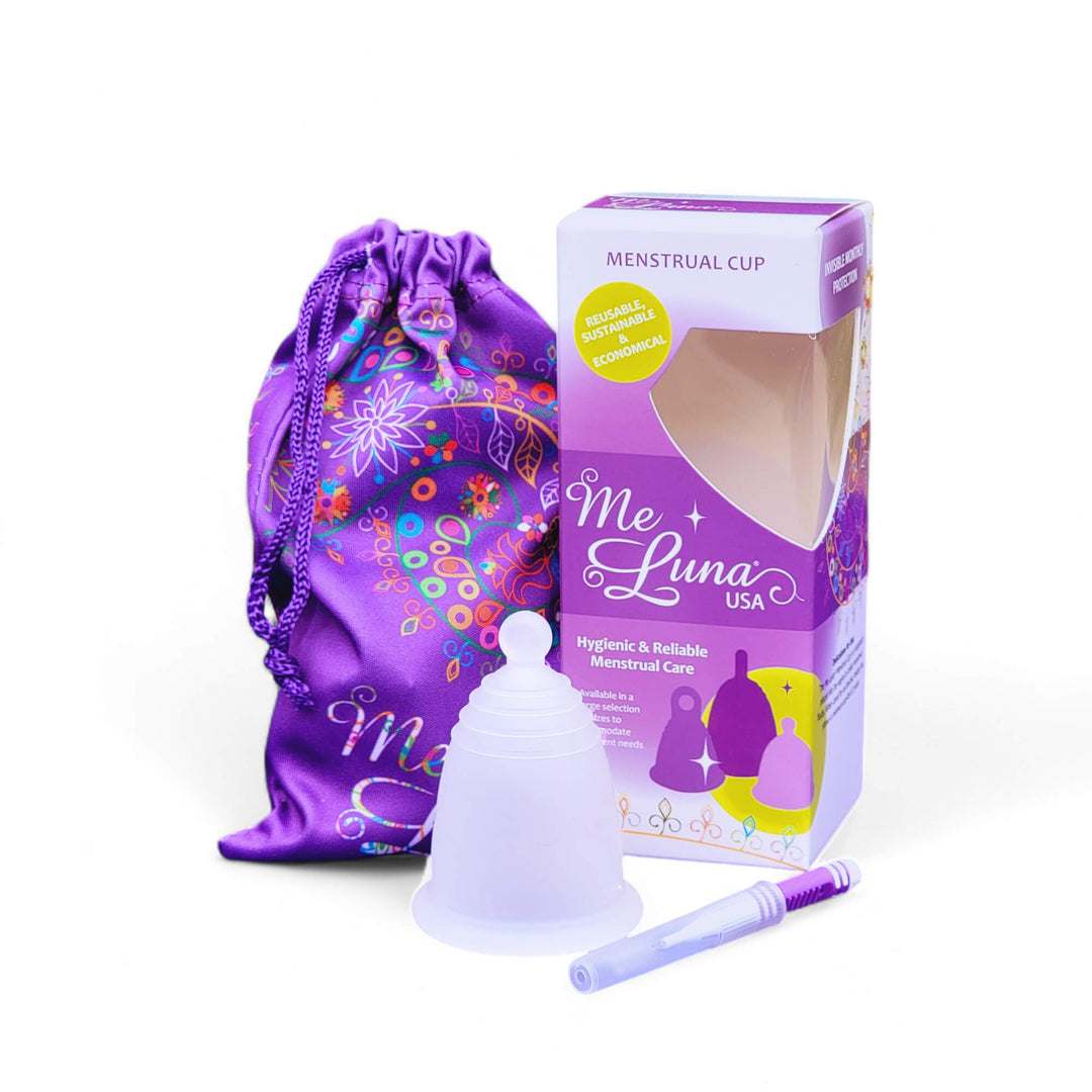 MeLuna Menstrual Cup (USA/FDA version) Ball Handle, SPORT