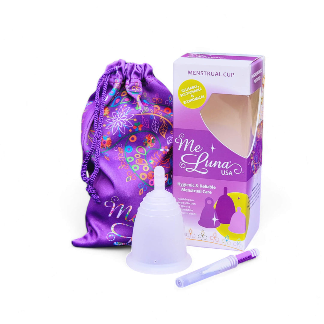 Copa menstrual MeLuna (versión EE. UU./FDA) Mango con vástago, deportivo