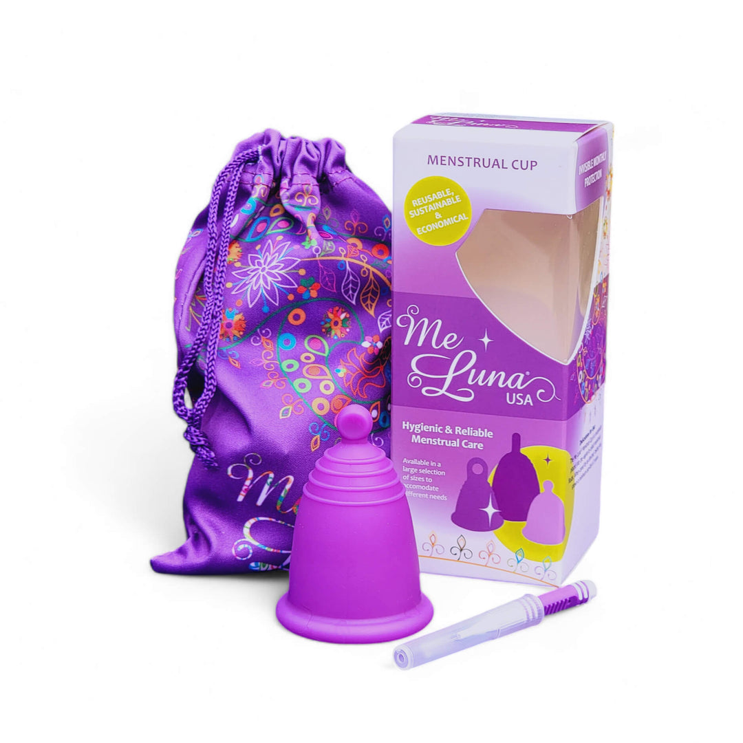 MeLuna Menstrual Cup (USA/FDA version) Ball Handle, SPORT